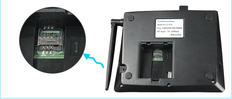 GSM Fixed Wireless Telephone DeskTelephone Wireless Phone GSM 850/900/1800/1900 (Quad SIM GSM) 850/900/1800/1900MHz