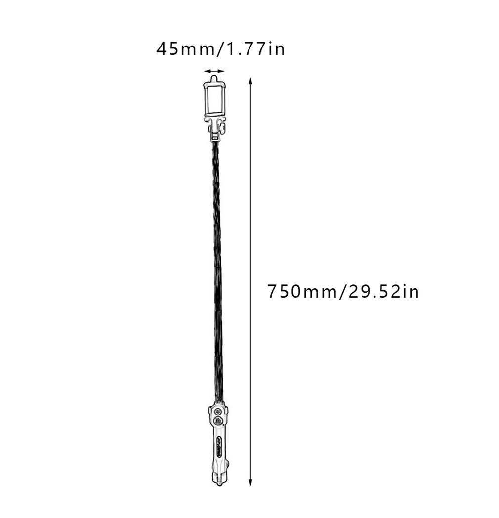 Wireless BT 4,0 Selfie palo Disparador remoto de teléfono móvil palo Selfie monópodo trípode soporte para IOS Smartphones Android