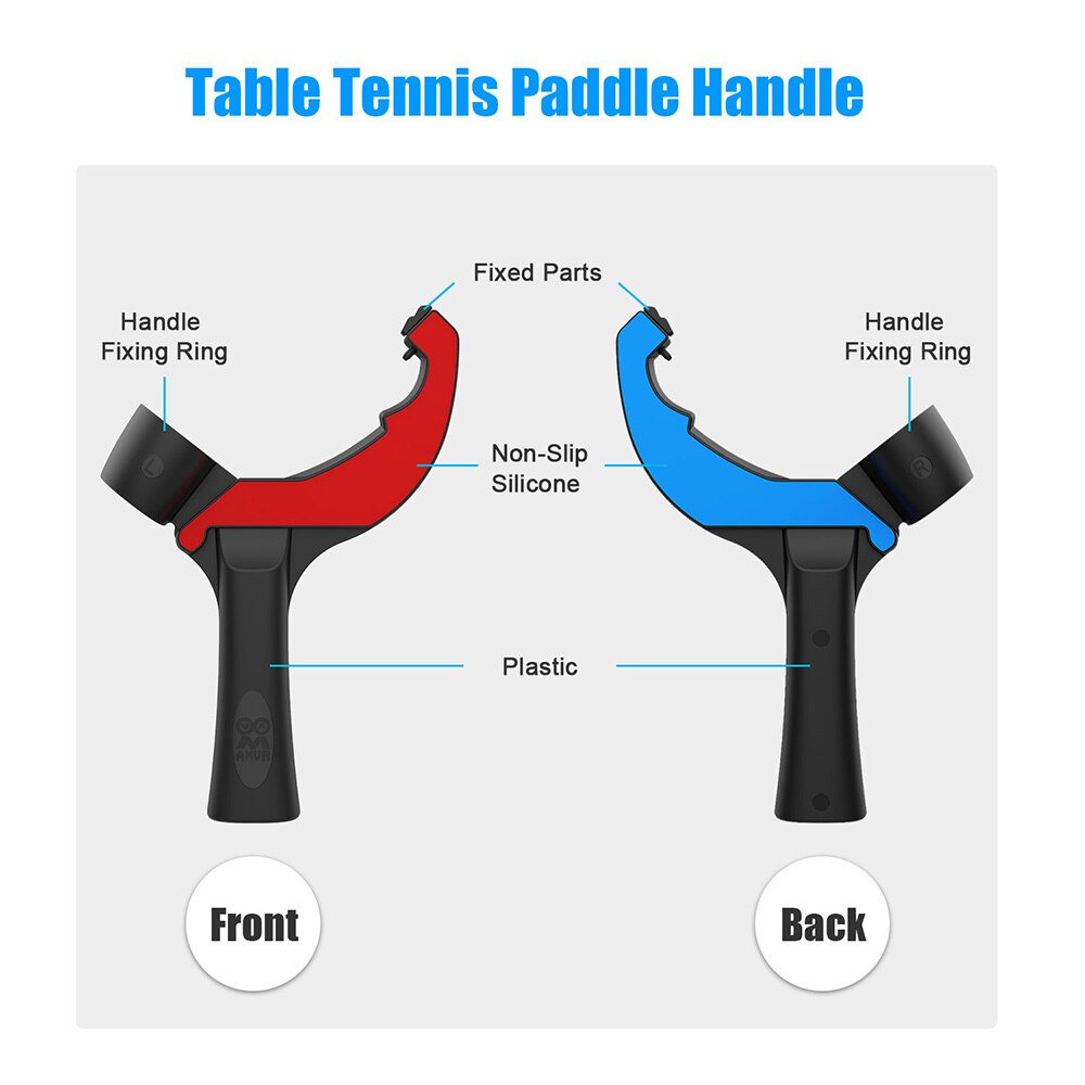 Tafeltennis Paddle Grip Handvat Voor Oculus Quest 2 Controllers Spelen