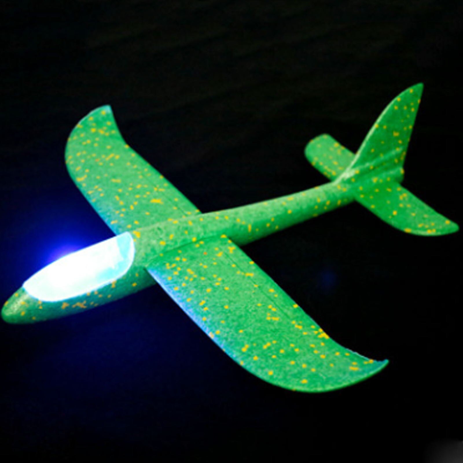 Foam Throwing Glider Toy Airplane Aircraft Multiple Colour Toy Hand Airplane Model Glow Toys Throw The Plane ألعاب منتج جديد: F