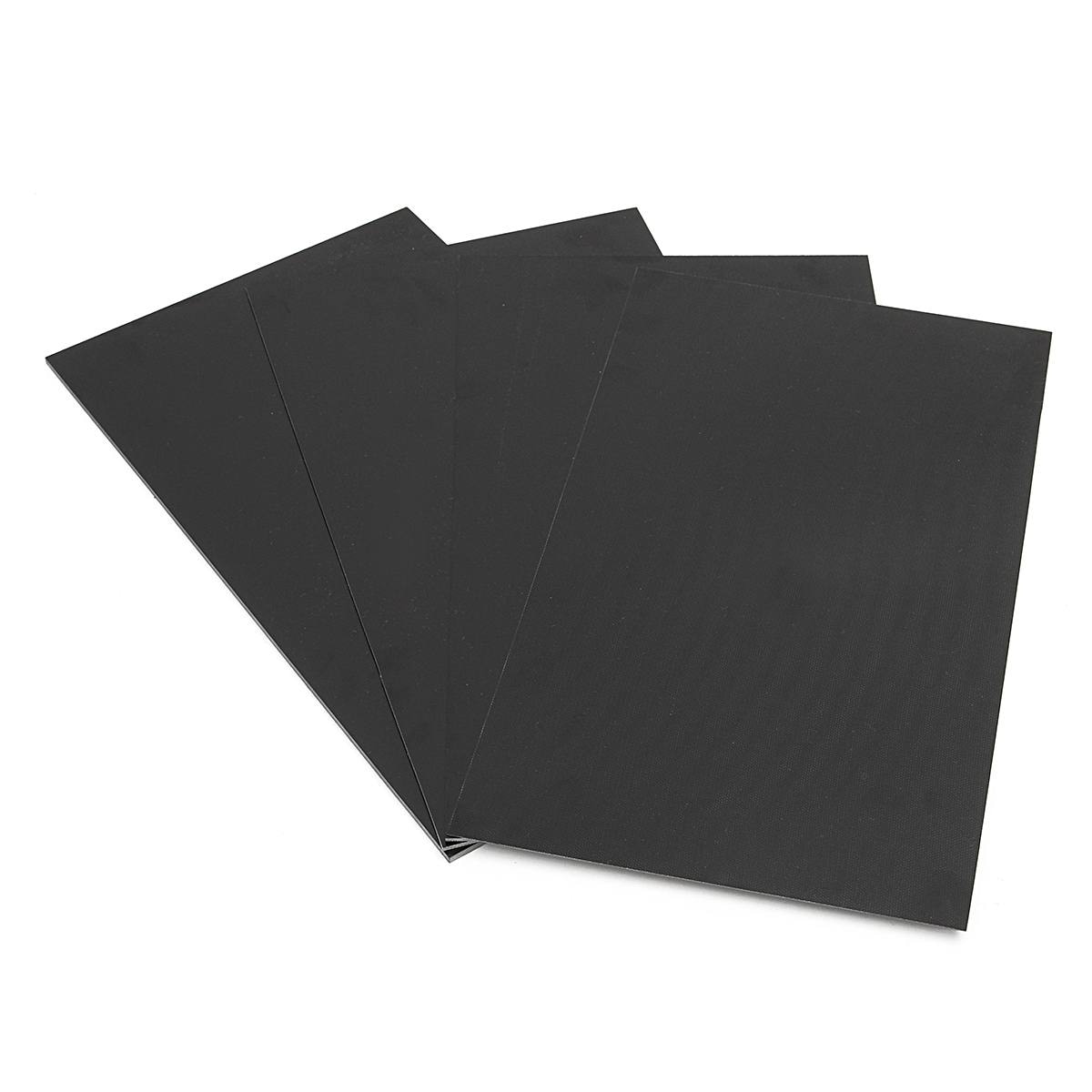 300 x 170mm sort glasfiber skabelon bordplade epoxy glasfiber  g10 fr4 glasfiber plade til håndværksartikler til håndværkere
