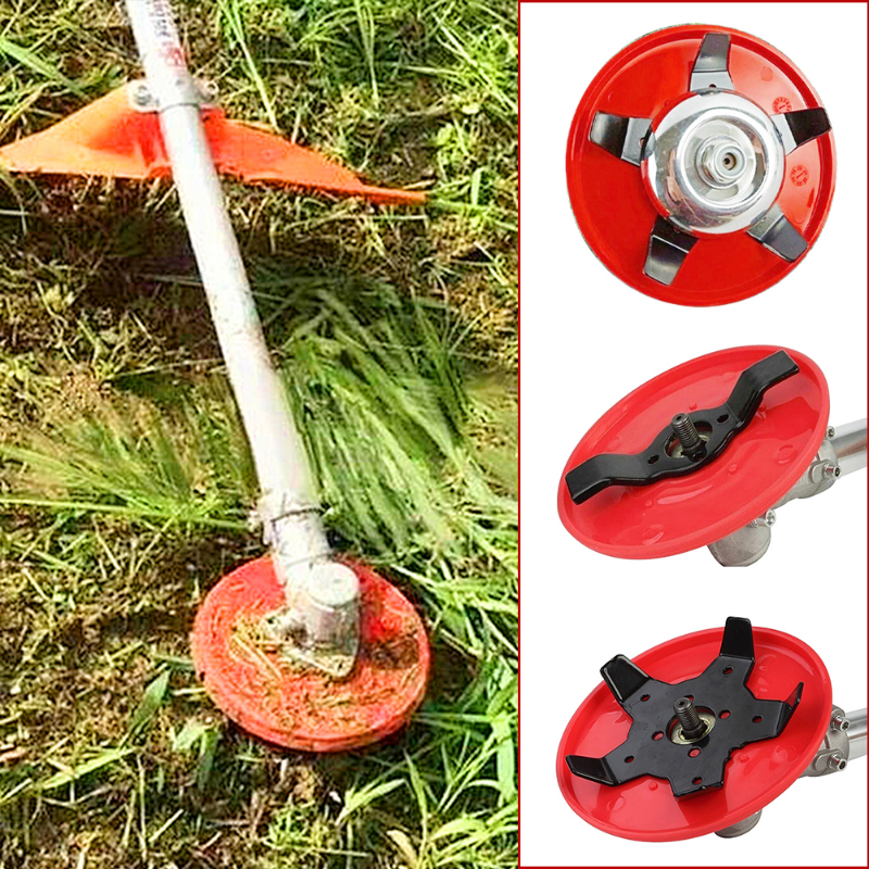 Dual-use Weeder Plate Blades Lawn Mower Grass Eater Trimmers Head Brush Cutter Tool
