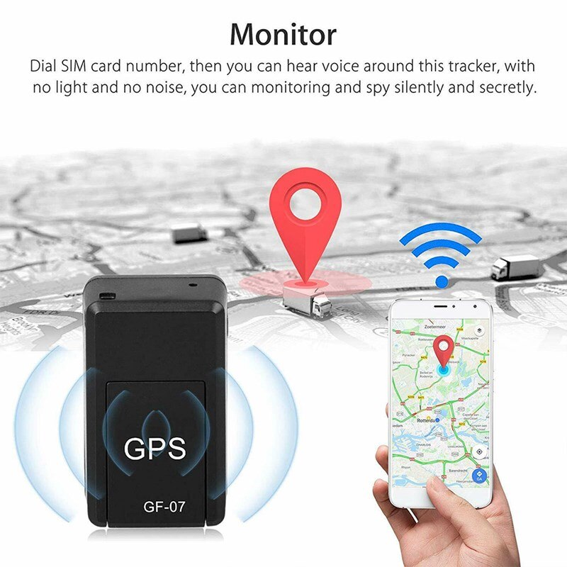 Gf -07 bil gps sanntidssporing sterk magnetisk sos sporingsenheter til kjøretøy bil eldre låve sanntids anti-tapt enhet