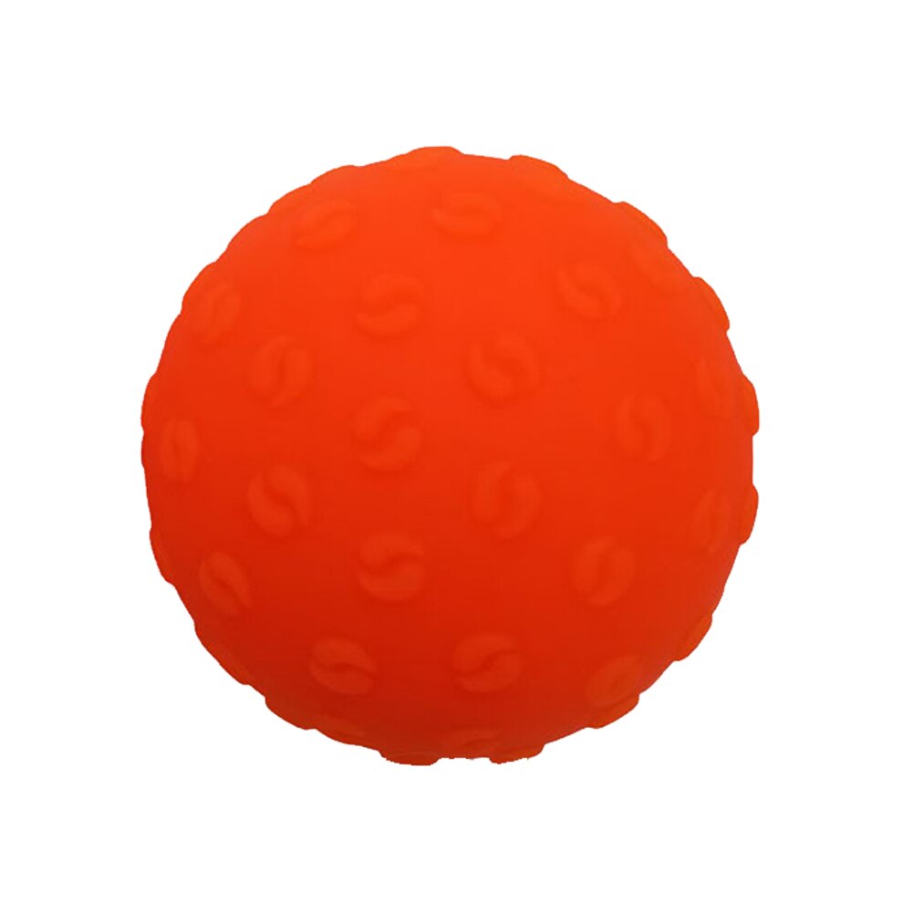 6.3Cm Fitness Hand Voet Massage Bal Yoga Gym Siliconen Zolen Egel Sensorische Training Spier Release Lichaam Ontspannende Massage Bal: Oranje
