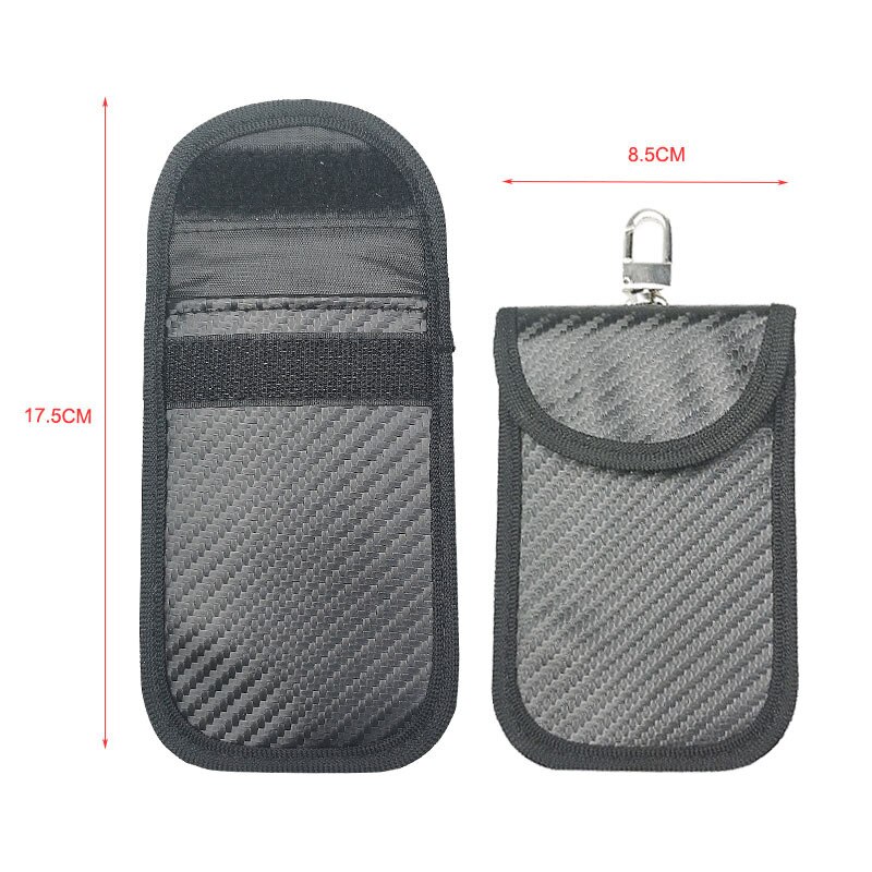Faraday Auto Schlüssel fob Blocker Schutz Kreditkarte RFID Signal Abschirmung Anti-Scannen Schlüssel fallen für Privatsphäbetreffend Schutz Tasche1044