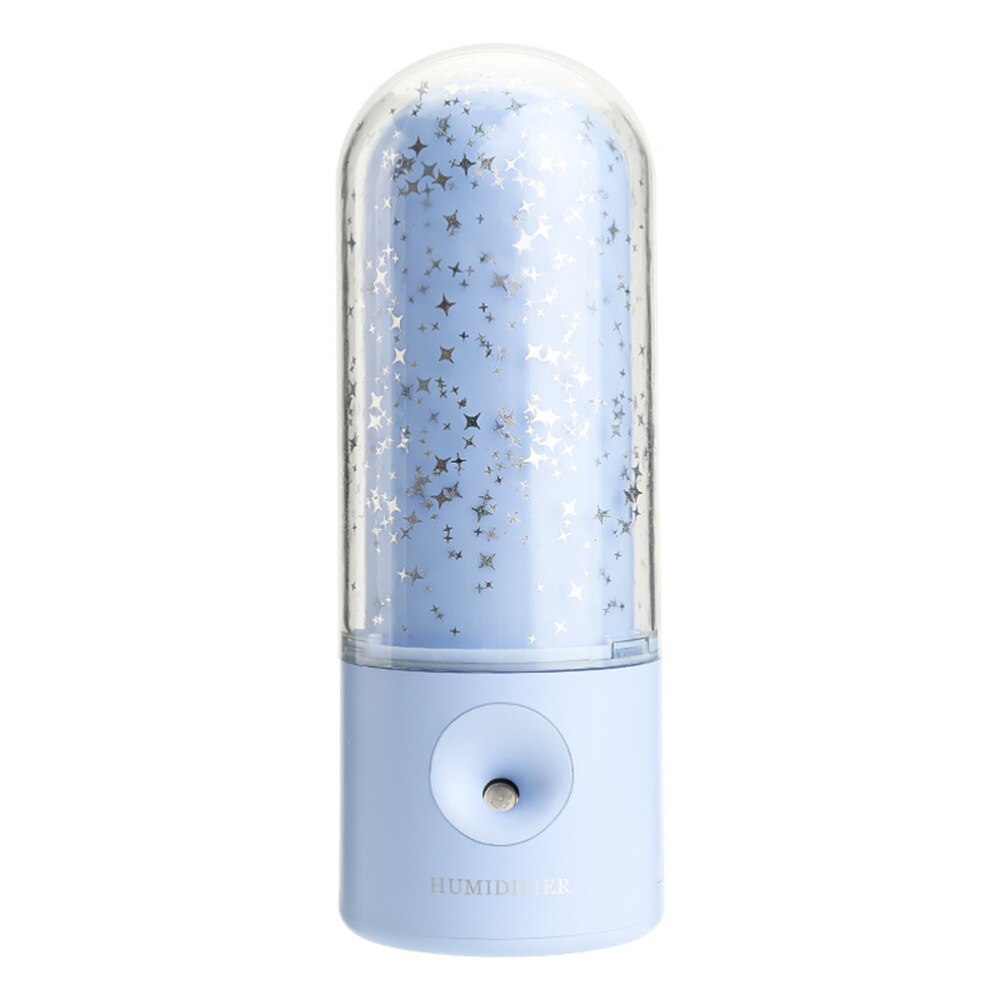 Starlight Night Light Humidifier Large Capacity Humidifer Car Nanometer Air Purifier ): Sky-blue