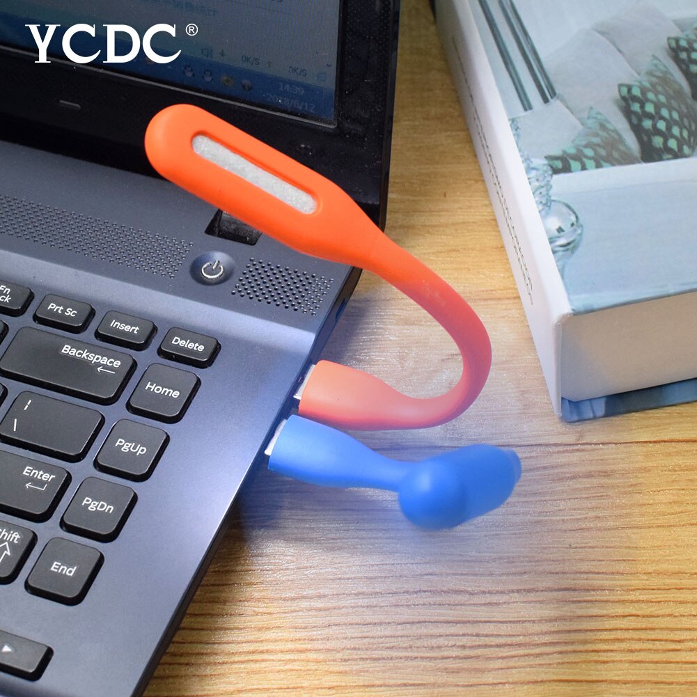 Joustava 5v värinen mini usb tuuletin + usb led lamppu valo muovi tableteille kannettaville virtapankit micro usb 2.0 portilla