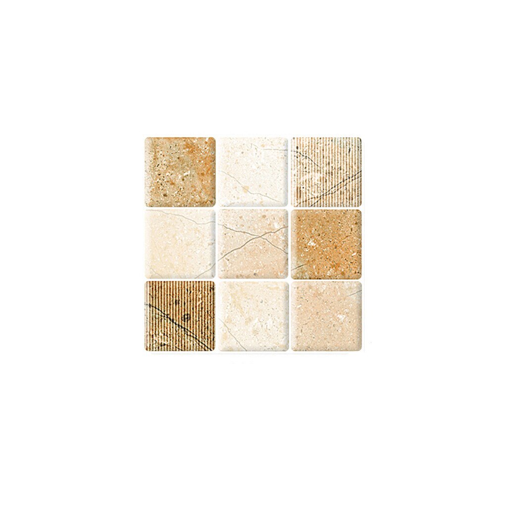 25# Tile Wall Sticker Kitchen Bathroom Decor Wall Stickers Waterproof Peel Stick Tiles Panel Waterproof Matte Tile Stickers: I