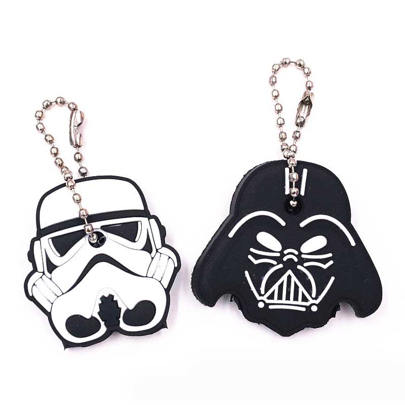 Leuke Cartoon Siliconen Beschermende Key Case Cover Voor Sleutel Controle Stofkap Houder Animatie Cijfers Key Hanger Sleutelhouder