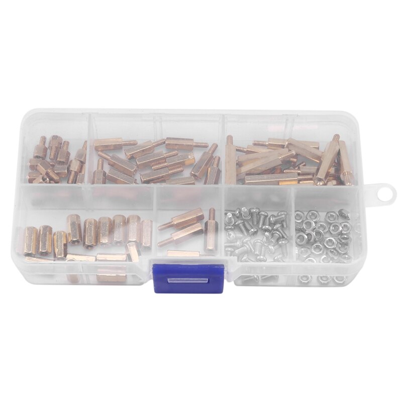 for Raspberry Pi 4 Model B/3B+/3B 124PCS Installation Tool M2.5 Series Brass Hex Standoff / Nuts+Screws Accessories Kit