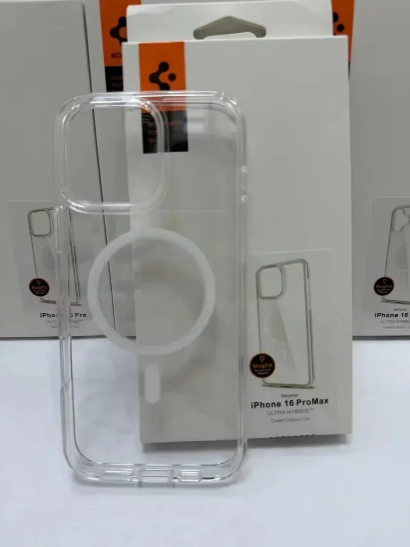 SPG Telefoonhoesje Ultra Hybride Magnetische Draadloos Opladen Case Voor IPhone 16 Pro 15 14 13 Pro Max plus Transparante Schokbestendige Cover: Clear / Voor iPhone 16 Pro Max