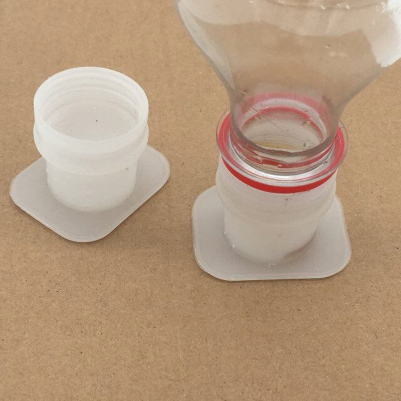 Bebedero para abejas, taza, botella de agua, tapa, alimentación de insectos, herramientas de apicultura, 2 uds.