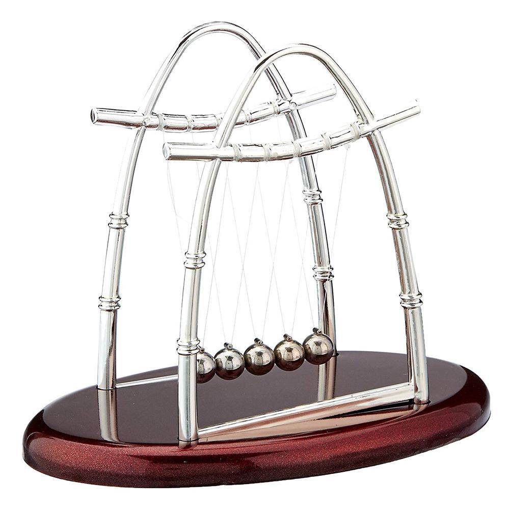Ovale Newton \ 'S Cradle Balancing Ballen Speelgoed Thuis Dek Decor Natuurkunde Leren Tool