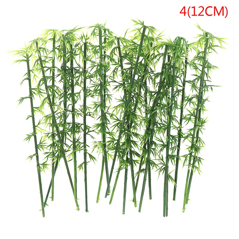 20pcs Plastic Miniature Model Tree Landscape Bamboo Tree Sand Table Model Decor Accessories Toys Hobbies: A4