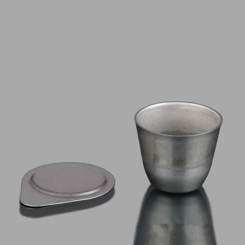 30 ml 50 ml Laboratorio di Chimica Crogiolo con Coperchio di Ferro di Fusione lancio Forniture di Laboratorio