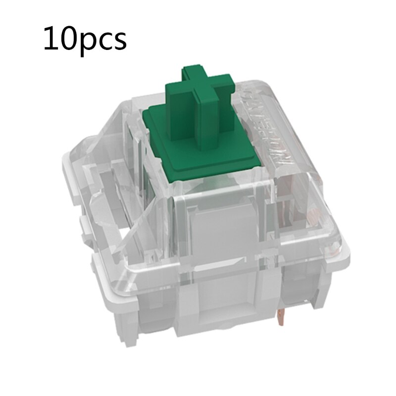 Gateron 3 pin switches sort rød brun blå klar grøn gul smd led gateron switch til mekanisk keyboard fit mx  gk61: Gn