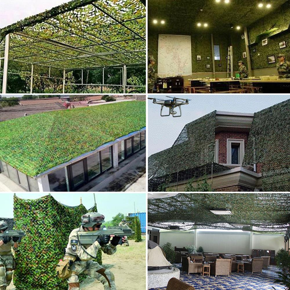 2*3m/2*4m/3*3m Multi-Purpose Jungle Camouflage Net Shading Sun-Shading Sun-Proof Net Swimming Pool Beach Pavilion Garden Awning