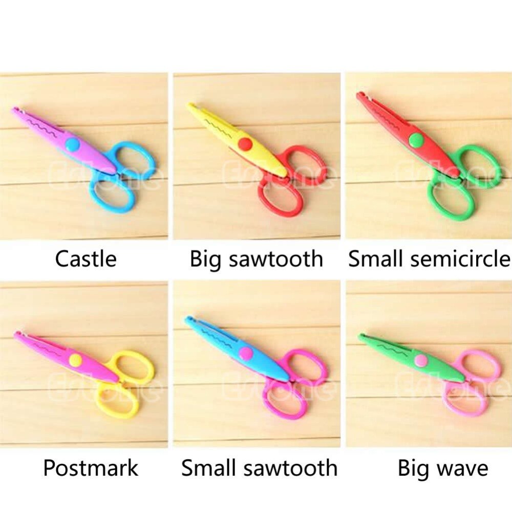 Random Decorative Border Scissors Scallop Wavy Fan... – Vicedeal