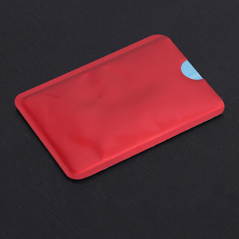 10 Pcs Aluminium Rfid Kaarthouder Blokkeren Bank Anti Dief Wallet Bescherm Case Creditcards Case Veiligheid Reader Smart Shield: F