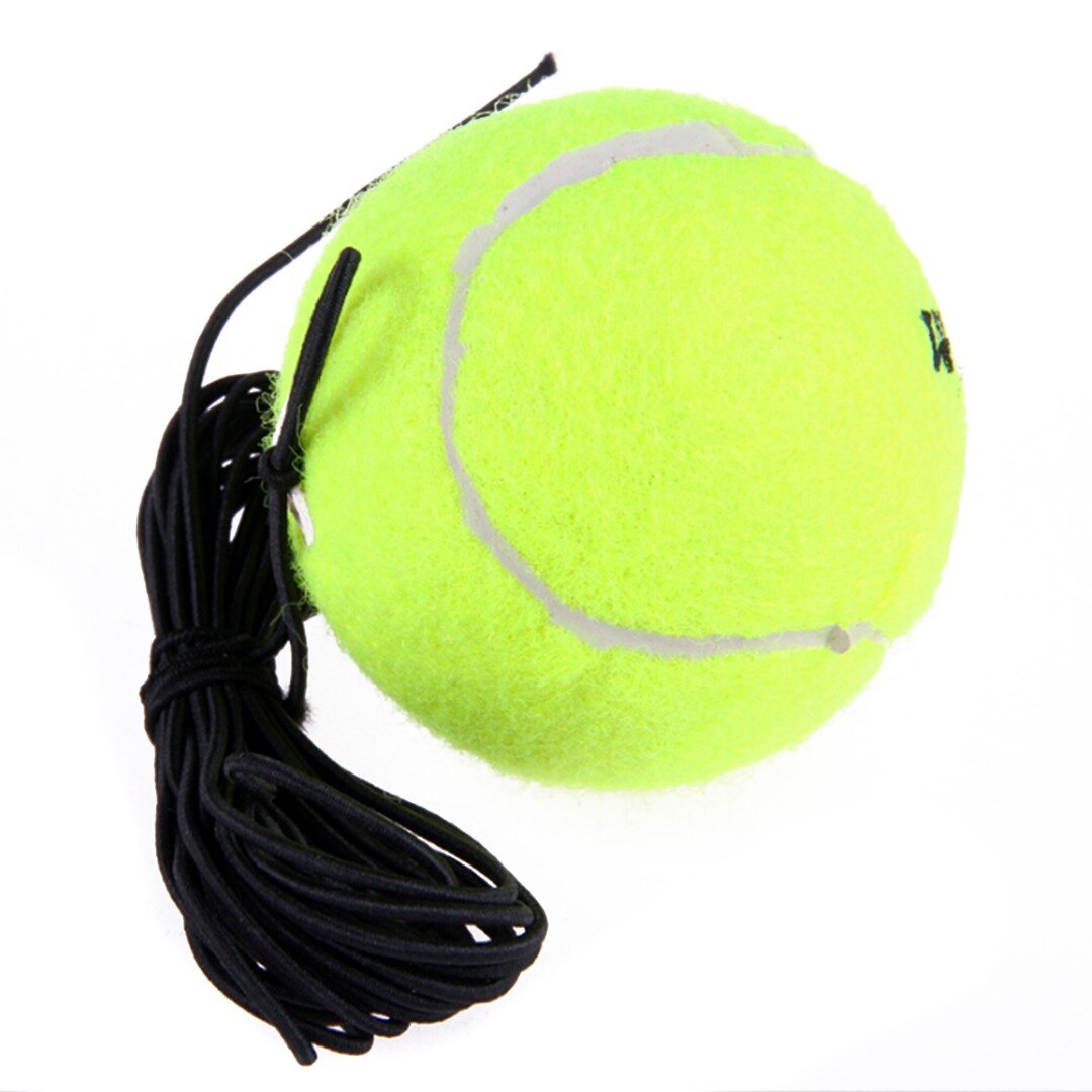 Neue Gummi Wolle Trainer Tennis Ball Mit Schnur Ersatz Für Einzel Praxis Ausbildung