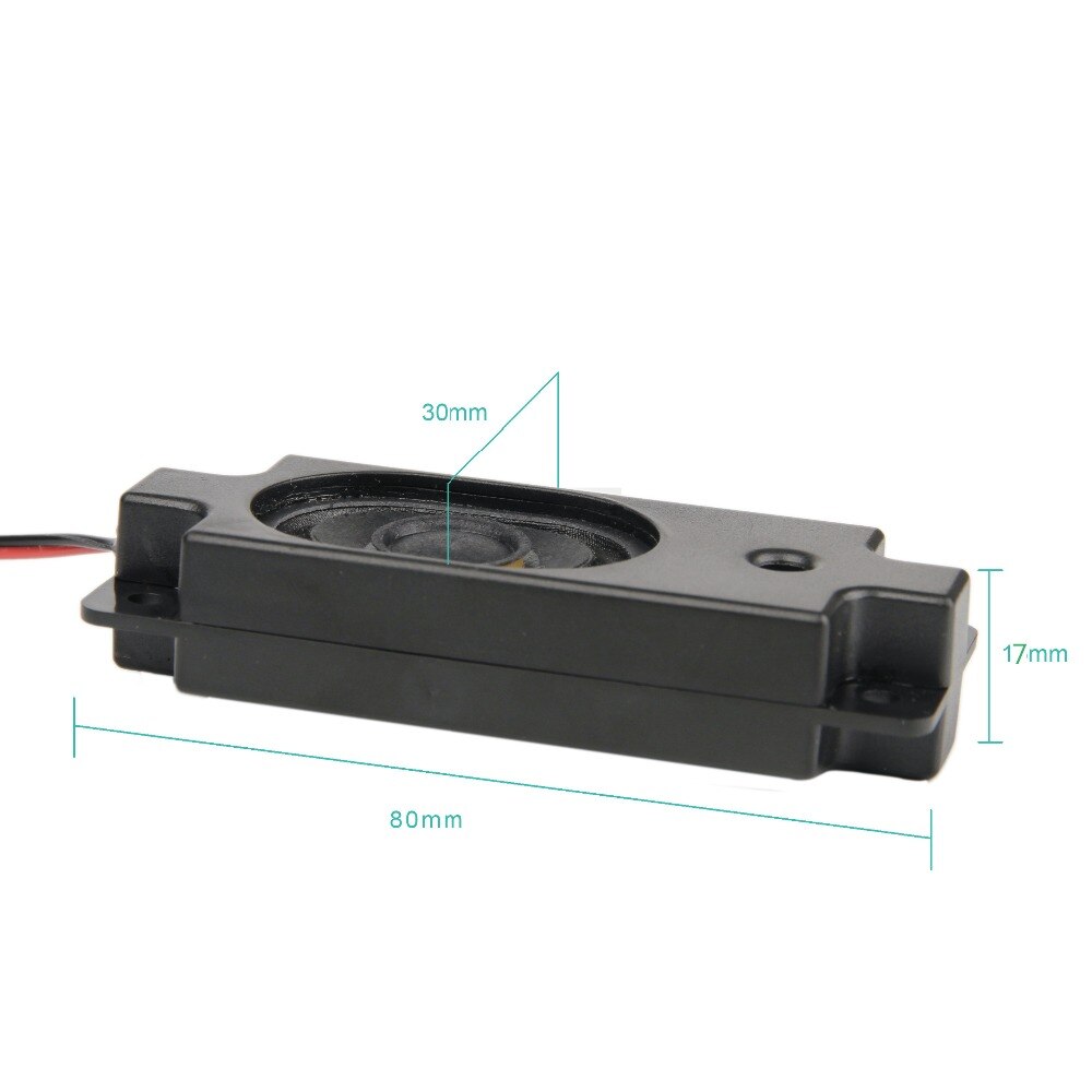 (2 stks/partij) 2 W 2 Watt 8 Ohm 8R 31*80*18 MM Multimedia Speaker Voor reclame Machine Met Draad Ingebed Mini Box Speaker