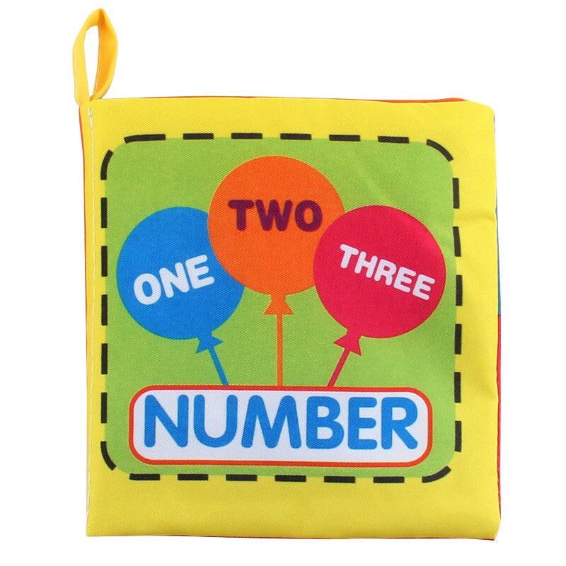Doek Baby Intelligentie Ontwikkeling Leren Foto Cognize Boek Voor Kinderen Leren Geluid Boeken In Engels: Number