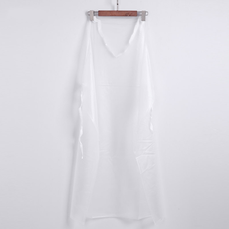 Delantales desechables impermeables y resistentes al aceite para adultos, ropa de trabajo de cocina sencilla sin mangas para hombres y mujeres.