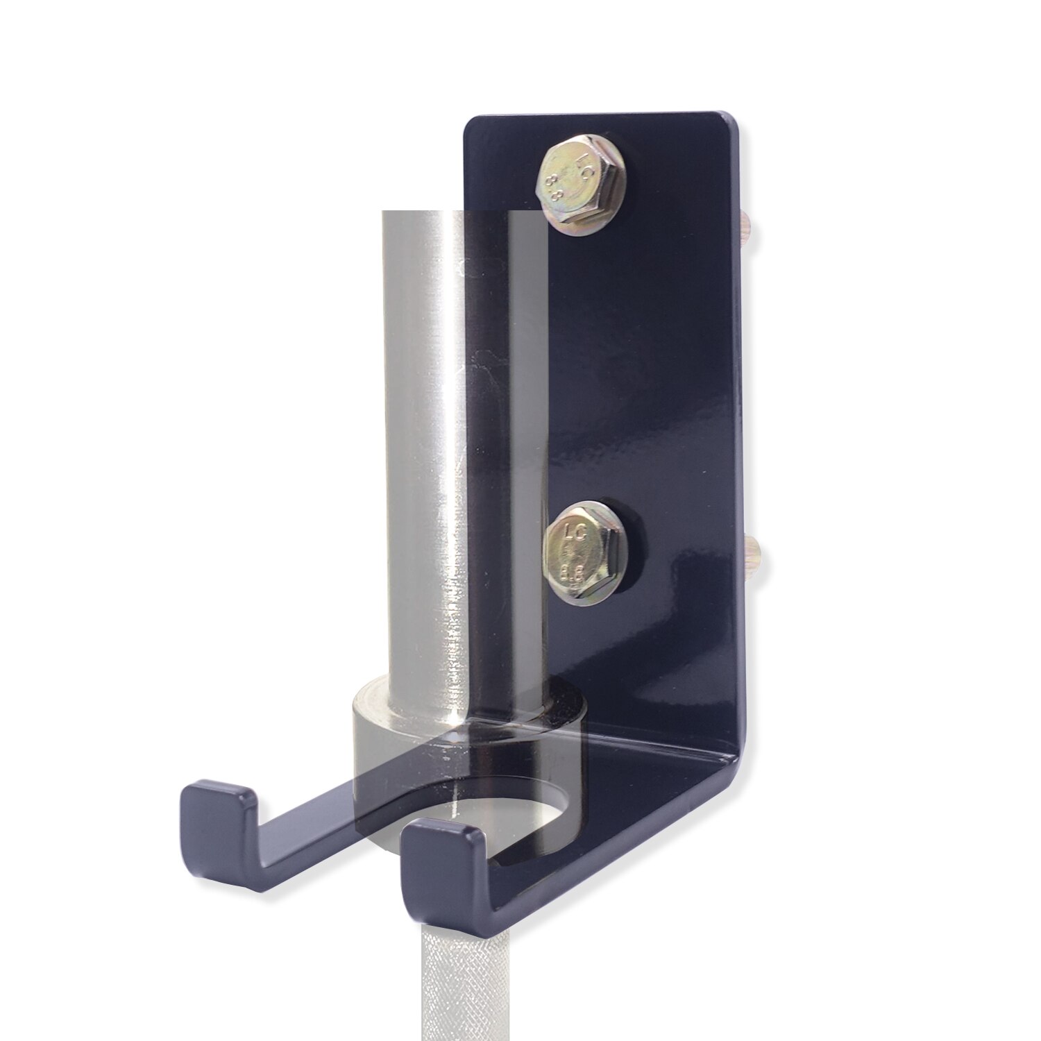 Single Barbell Storage Steel Rack Wall Mounted Hanging Bar Holder Space Saving for Barbell Home Gym Commercial Accessory