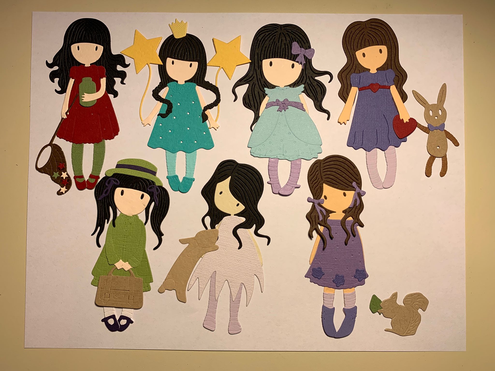 Craft Paper Dies Cut For Card Making Spain Girl Doll Diy Scrapbooking Dies Metal Embossing Nouveau Arrivage 30