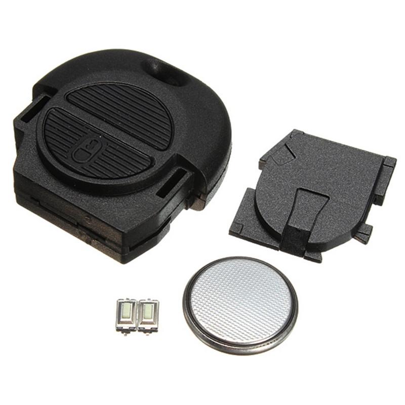 Til nissan almera primera micra x trial nats 1 stk reparationssæt fjernbetjening nøglering fob sag reparationssæt shell 2 switche & batteri