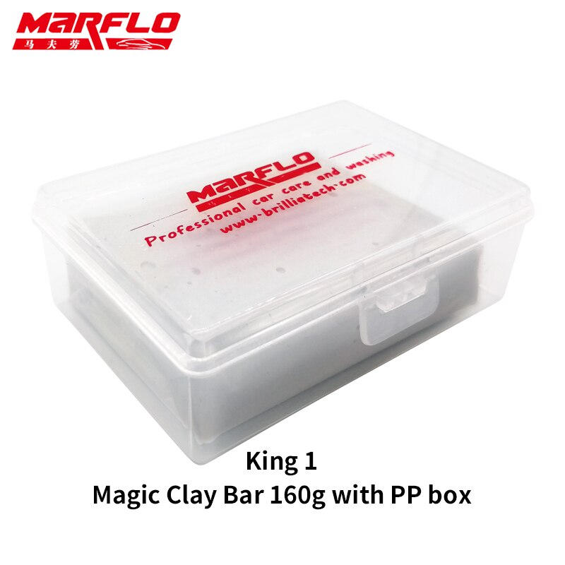 Barra mágica de arcilla para limpieza de coches, herramientas de lavado para el cuidado del coche, 160g, grado King pesado medio fino