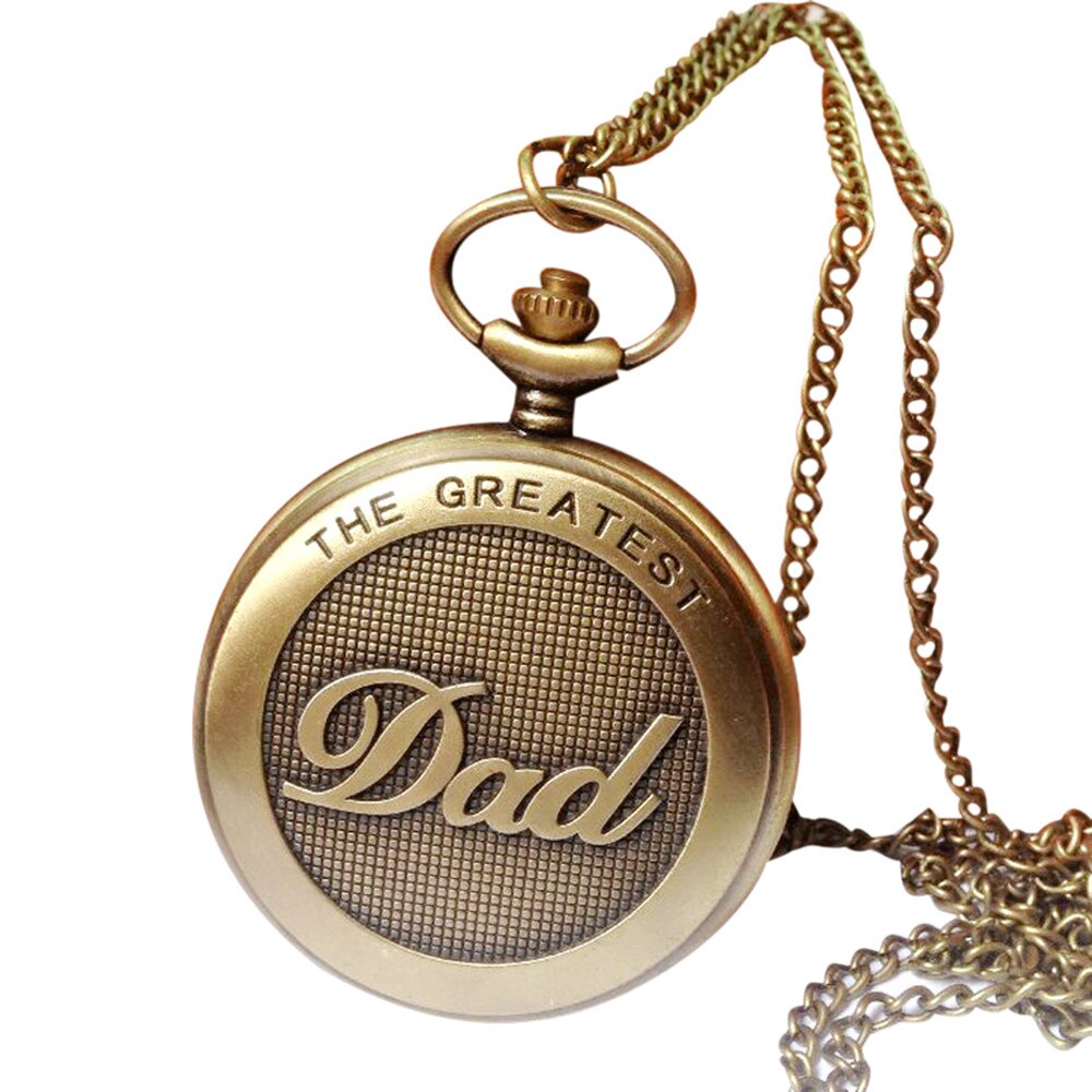 Vintage kæde retro den største lommeur halskæde til bedstefar far ur ur relogio de bolso  #4 o 04: Guld