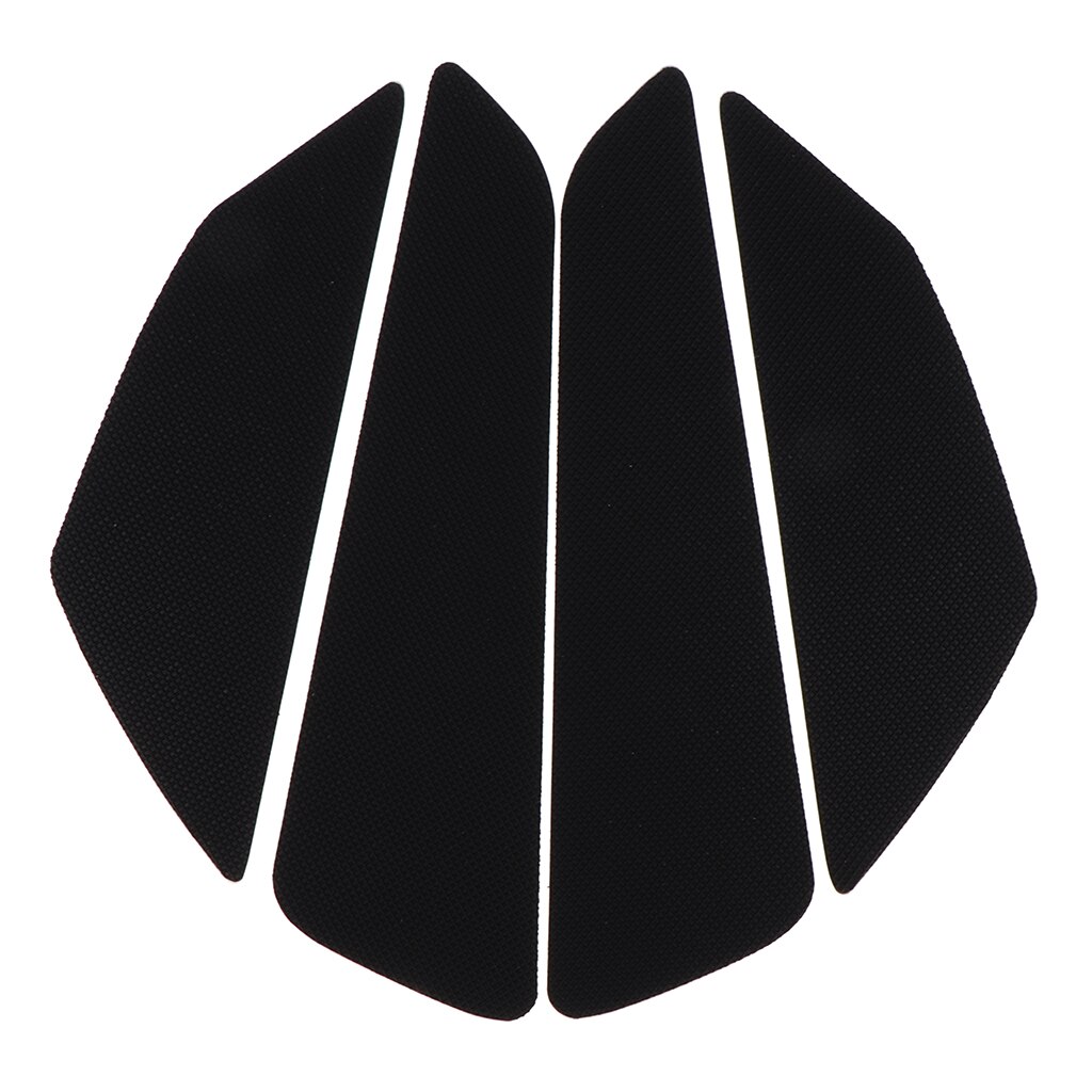 Black Rubber Gas Fuel Tank Traction Pad Anti Side Slip Protector for Honda
