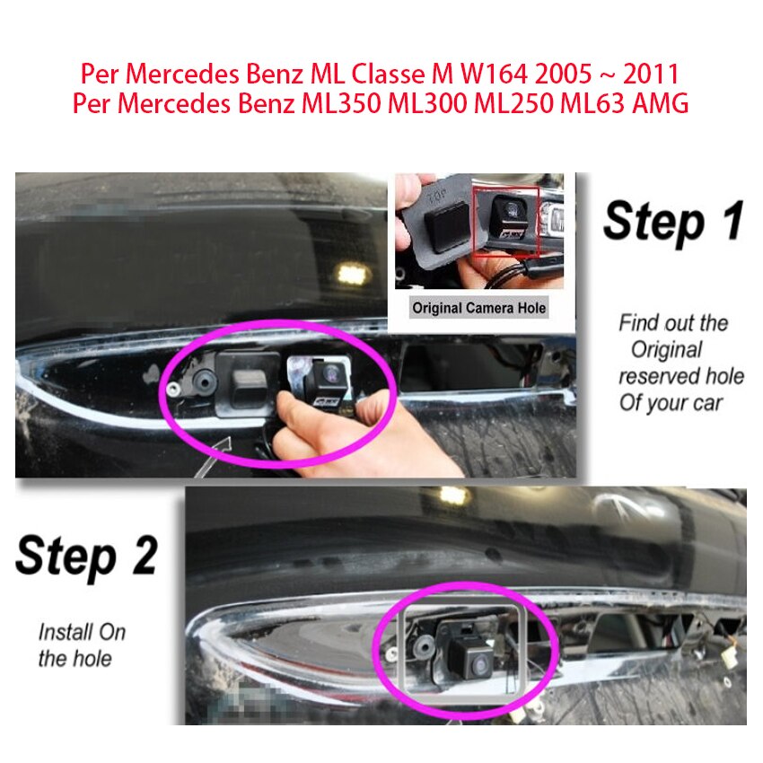 For Mercedes Benz GL Class X164 GL350 GL450 GL500 GL550 2007 Car Rear View Back Up Reverse Parking Camera  hd