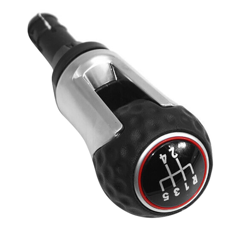 Versnellingen Schakelpook Voor Seat Voor Leon 2012-2017 Auto 5/6 Speed ​​Versnellingspook Pookknop Niveau Auto Pookknop Auto Pookknop (Maat : 5S Gear Red Line