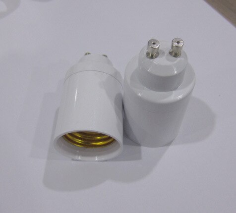 1 Pcs GU10 Male To E27 Female Base Light Lamp Bulbs Adapter Edison Screw Socket Base Converter LED Bulb Lamp Plug Extender