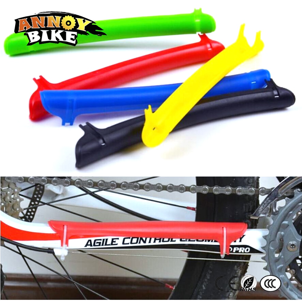 Mountainbike Care Chain Chainstay MTB Protector Care Cover Guard Sterke Plastic Fiets Frame Chain Stay Geplaatst Protector