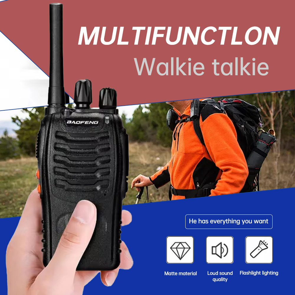 Baofeng BF-88E Pmr comunicador de intercomunicación portátil 16 Kanaal Lange Afstand Gesprek Walkie Talkie 5W 446Mhz Radio de Hotel en casa