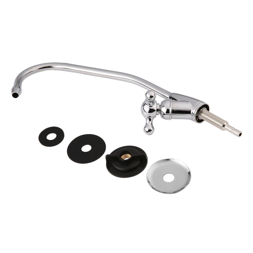 Straight Drinking Water Purifier Stainless Steel Drinking Water Filter Faucet Reverse Osmosis Sink Tap 2 Gooseneck Faucet