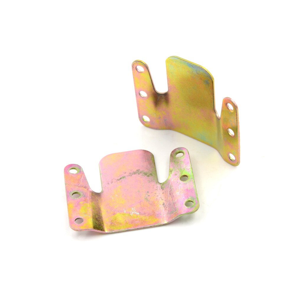 2 pcs Interlocking Style Furniture Connector With 12 Screws Metal Iron Sheets Mountain Shaped Sofa Sectional