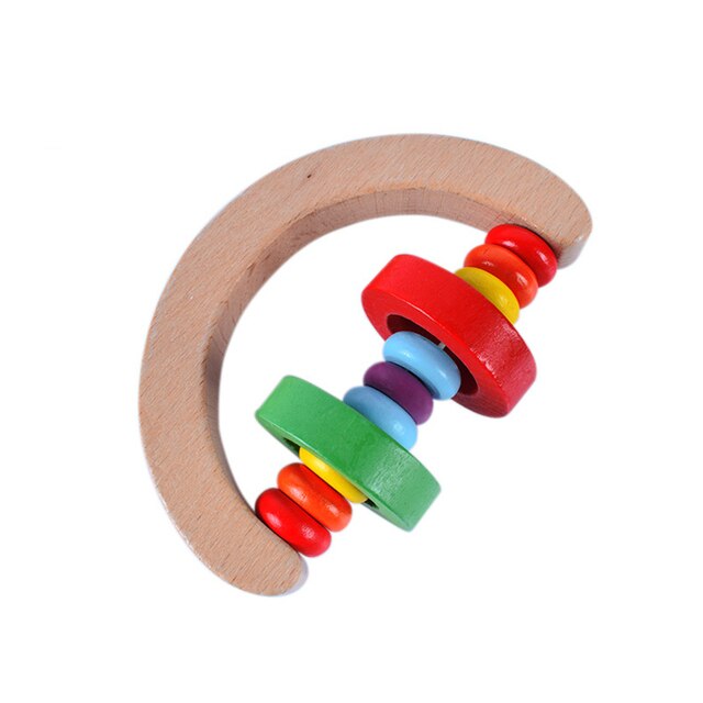 Baby Speelgoed Montessori Houten Rammelaars Zand Hamer Verlichting Houten Blokken Puzzel Game Development Baby Speelgoed 0 12 Maanden: Q
