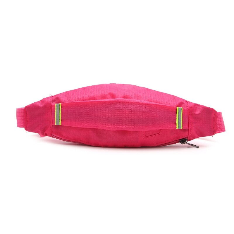 unisex Sport Laufen Radfahren Joggen Kopfhörer Taille Gürtel Tasche Tasche Tasche: heiß Rosa