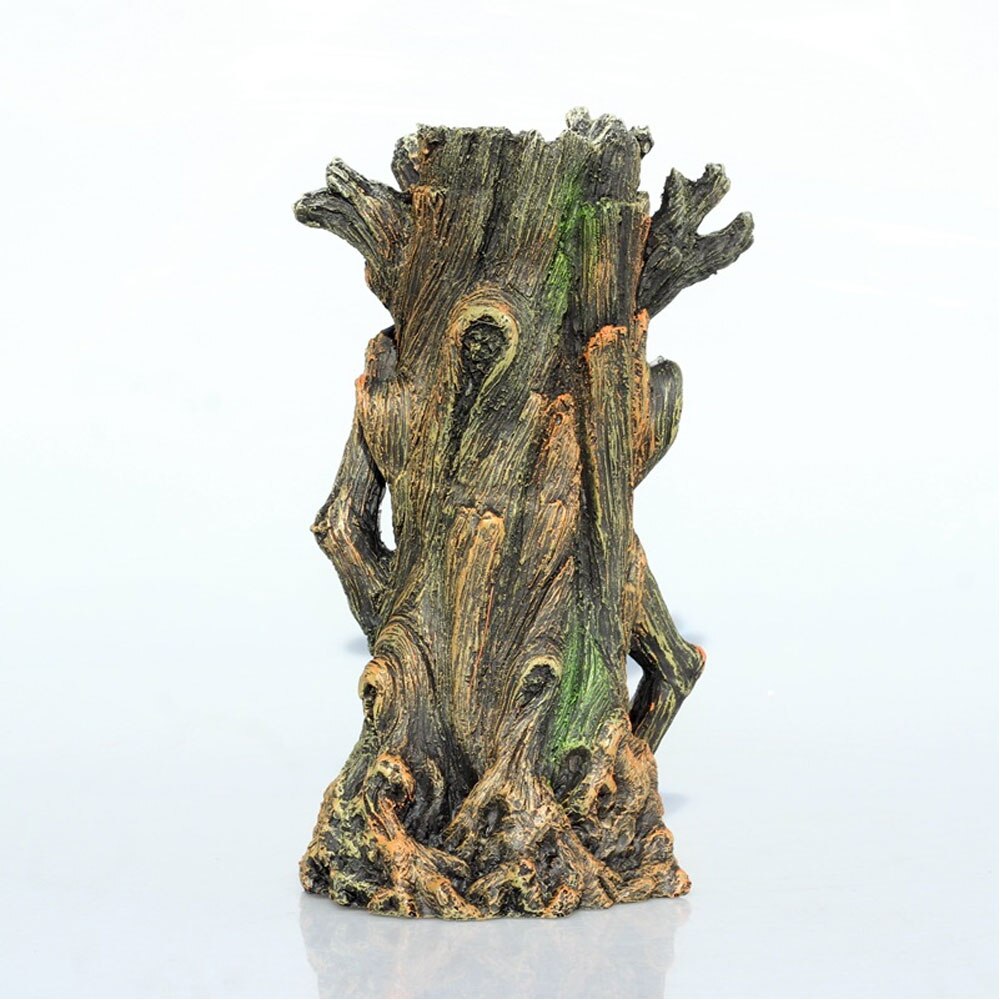 Resin Aquarium Wood Tree Man Decoration Ornaments Fish Shrimp Shelter Fish Tank Landscaping Aquascape Decor Aquarium Accessories