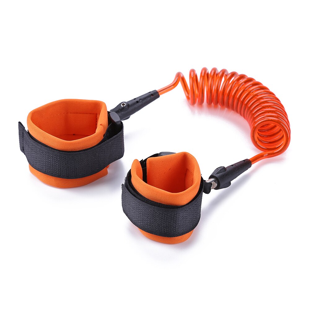 2.5m 360 degrés rotation bébé Bracelet Anti-perte enfants sécurité harnais poignet laisse Anti-perte ceinture lien enfants poignet lien corde: Orange