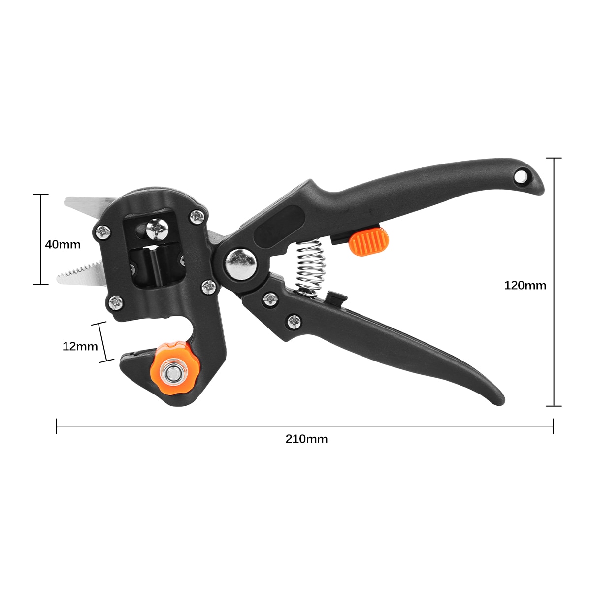 Vaccination Secateurs Grafting Machine Garden Tools with 2 Blades Tree Grafting Tools Secateurs Scissors Pruner Shear PROSTORMER