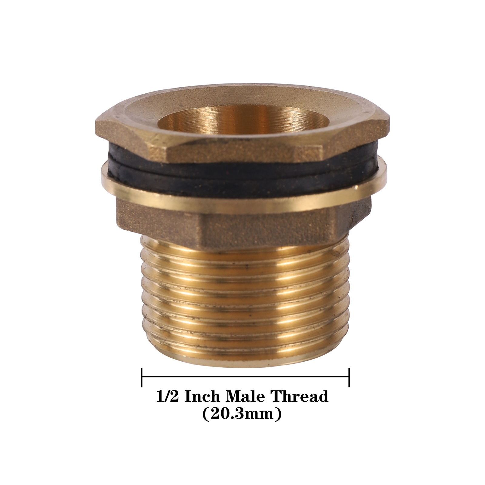 1/2" 3/4" 1" Female Male Thread Brass Connector Garden Water Reducer Connector Water Tank Aquarium Water Tap Faucet Coupling 2Pc: Red