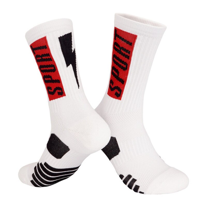 Basketball Socks Knee-High Breathable Street Sports Cycling Running Match Non-Slip Towel Bottom Socks