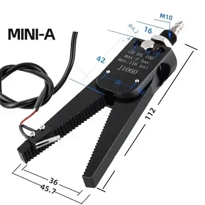 Mini A Greifer Serie Pneumatische Manipulator Vorrichtung Magnetische Induktion Rutschfeste Abdeckung Spritzguss Manipulator Zubehör: Licht Lila