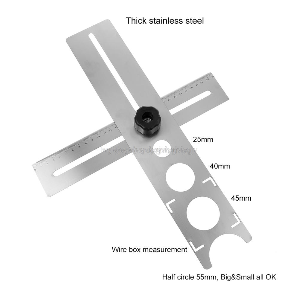 Multi-Functional Tile Locator Puncher Tapper Adjustable Tile Fixing Decoration Accessory Layout Tool For Building Construction
