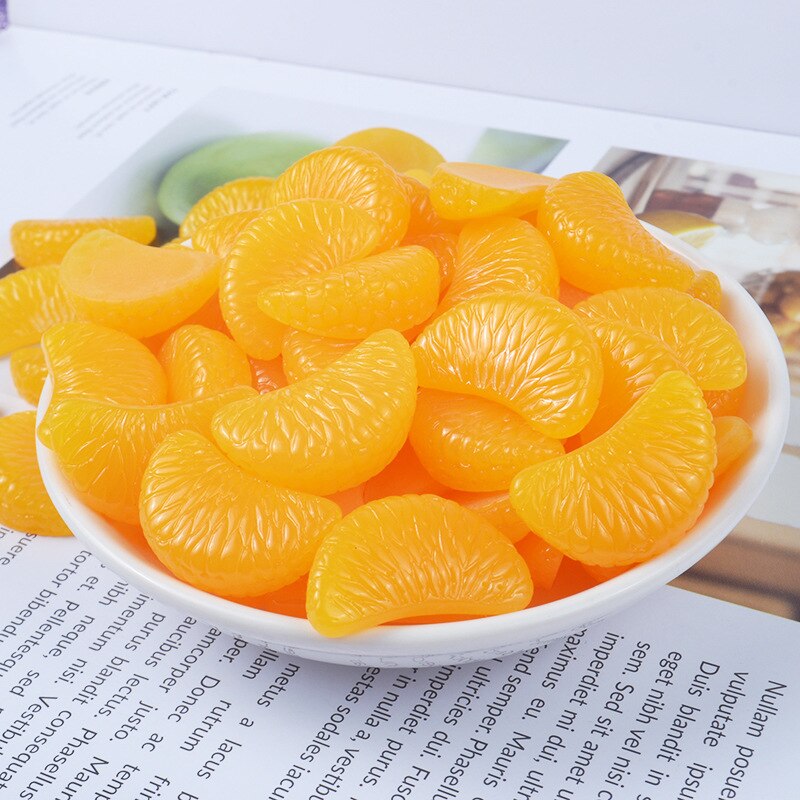 Boxifruit Slime Additieven Charms Resin Oranje Diy Kit Filler Decor Voor Pluizige Clear Knapperig Slime Klei In Voorraad